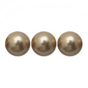 Swarovski Elements Perlen Crystal Pearls 8mm Bright Gold Pearls 50 Stück